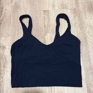 Navy blue align tank